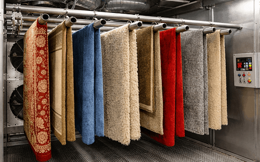 Sušenje tepiha u komori